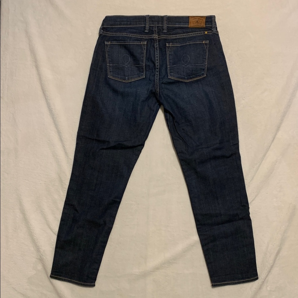 Lucky Brand Sofia Capri dark Wash Women’s Jeans 8/29
